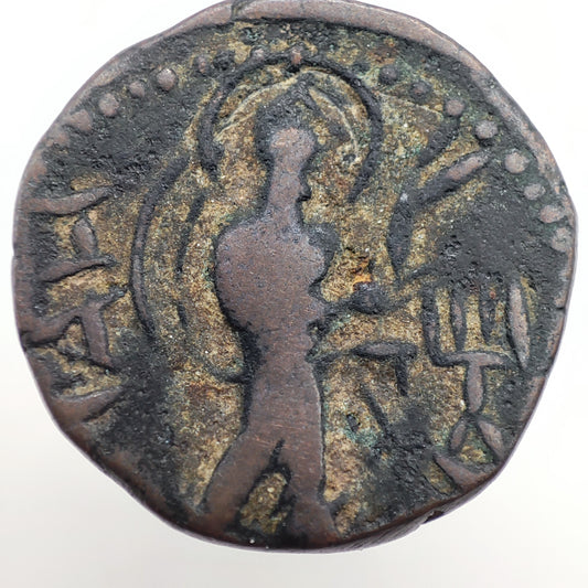 127-151CE Kushan Empire, Kanishka I Drachm, Nana