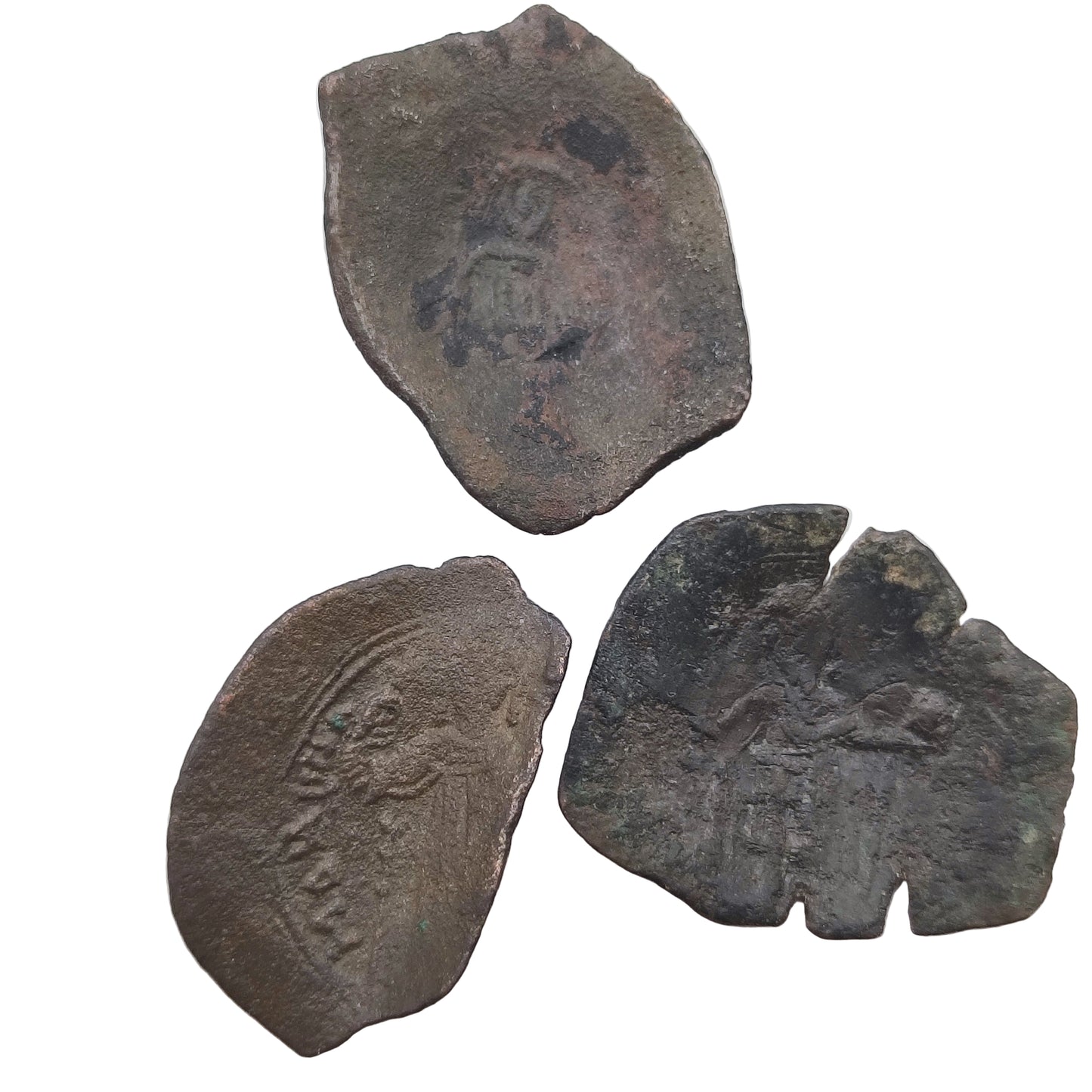 3x 11th-14th Century Byzantine Trachy