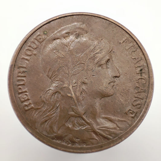 1917 France 5 Centimes (Bronze)