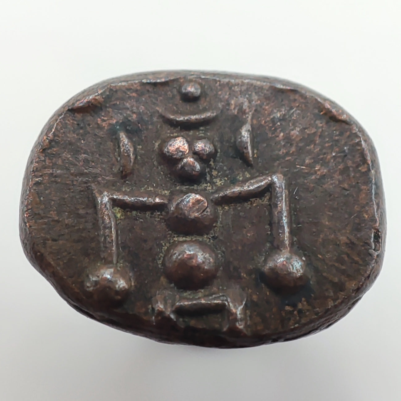 1885-1895CE Kingdom of Travancore 1 Cash, Moolam Thirunal Rama Varma VI