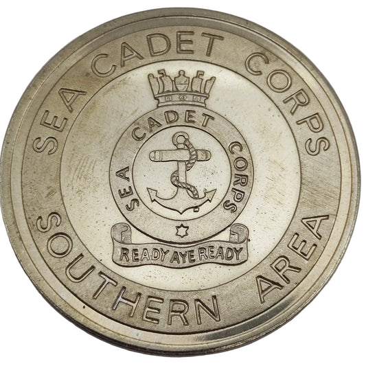 UK Sea Cadet Corps - Southern Area Medal 'Ready Aye Ready' (Blank Reverse)