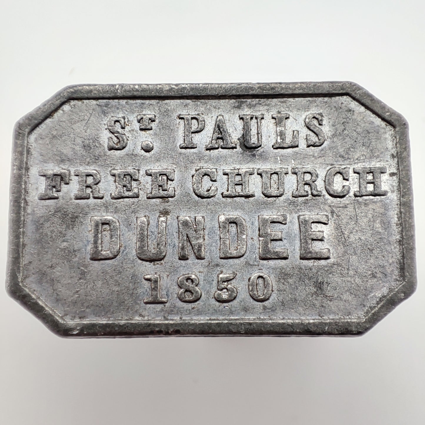 1850 Scottish Communion Token - St Paul's Dundee