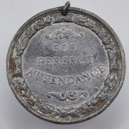 Large Victorian Medal - Reward for Superior Merit, for Perfect Attendance