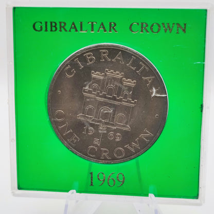 1969 Gibraltar Castle & Key Crown - UNC Cased