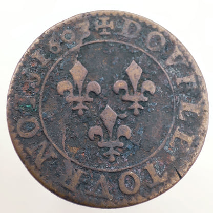 1603A Henri IV Double Tournois - Paris Mint (French text)