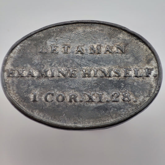 1843 Scottish Communion Token - Free Church of Scotland (Table 1)