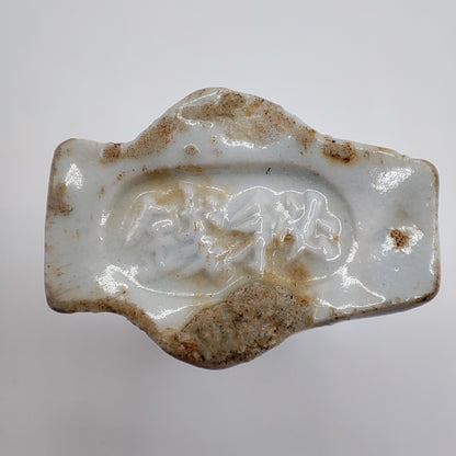 19th c. Siamese Porcelain Gaming Token (Vase)