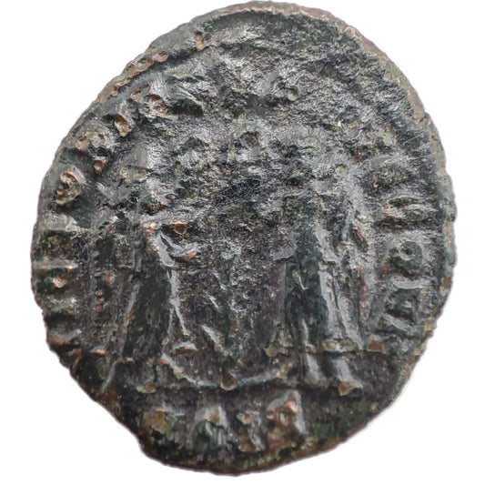 342-348CE Rome, Constans Æ4, Siscia Mint