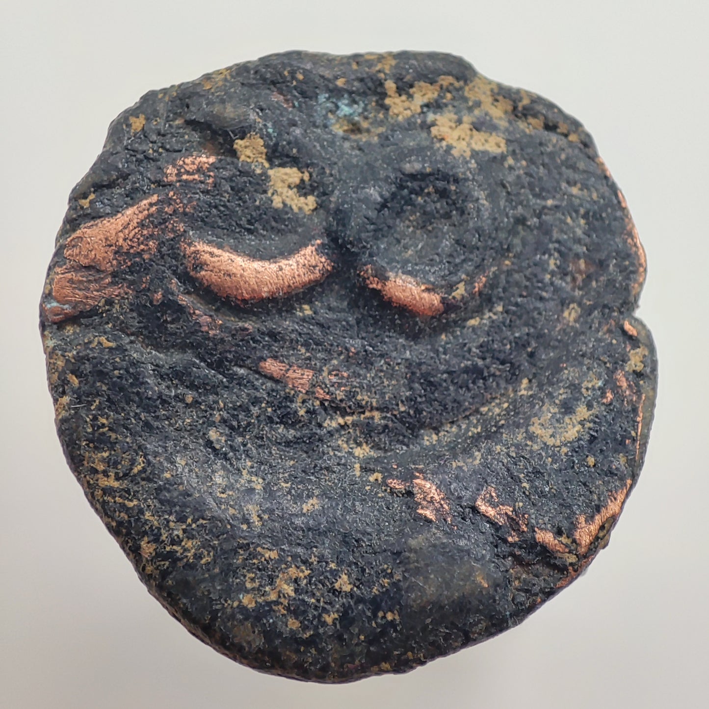 200-150BCE, Post-Mauryan Taxila, Uninscribed Die-Struck Coin (Biface Series, Symbolic Type)