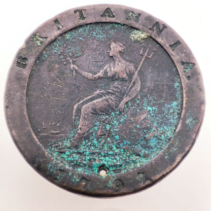 UK George III 1797 Cartwheel Twopence