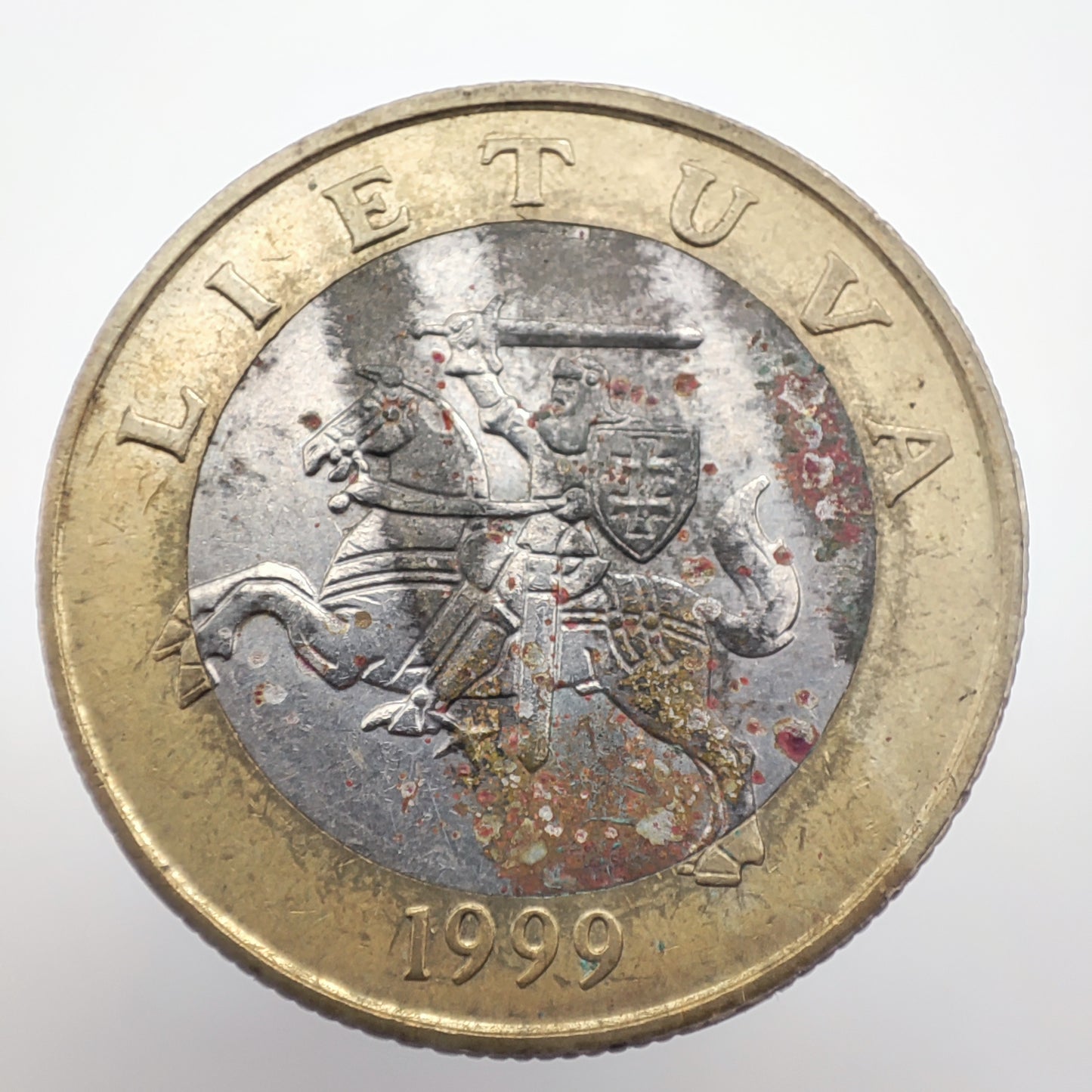 1999 Lithuania 2 Litai