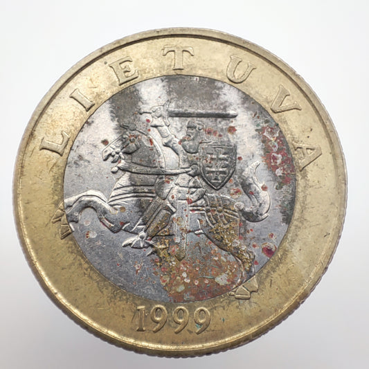 1999 Lithuania 2 Litai