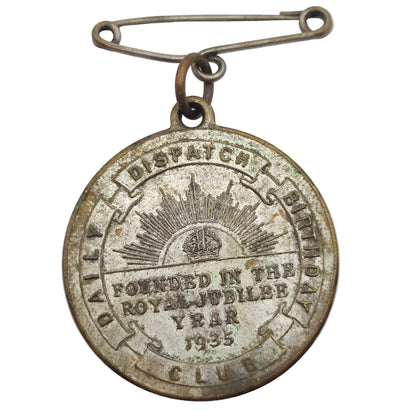 c.1935 UK Medallion - Daily Dispatch Birthday Club