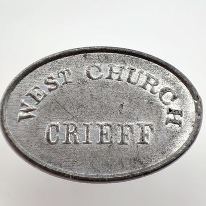 1856 Scottish Communion Token - West Church Crieff