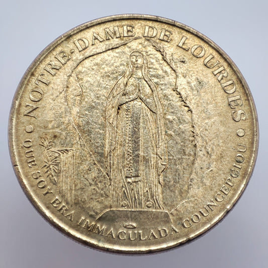 Monnaie de Paris - Notre-Dame de Lourdes (Sanctuaires Notre-Dame) Medallion