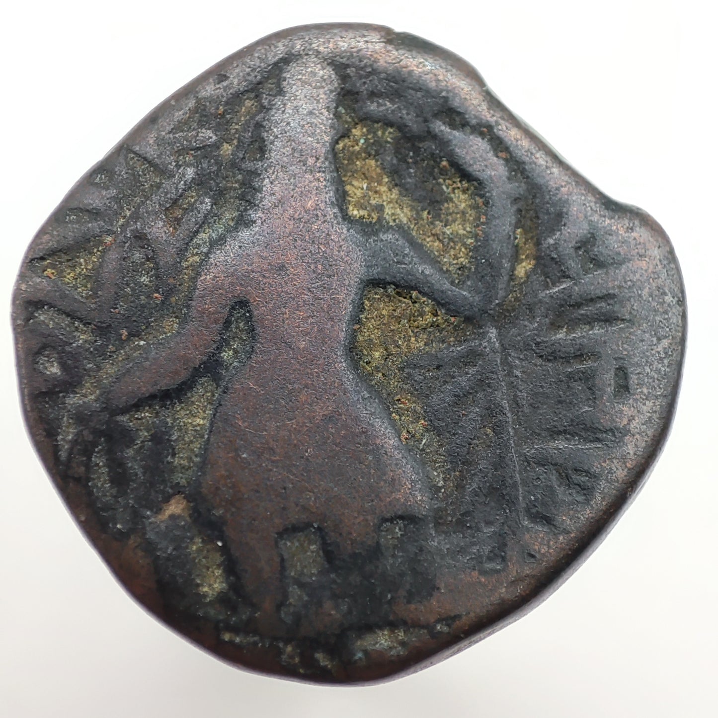 127-151CE Kushan Empire, Kanishka I Drachm, Mithra