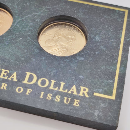 2000D&P USA Sacagawea Dollar First Year of Issue Capsule Set