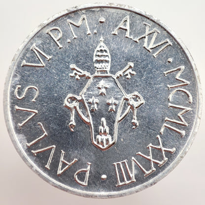 1978 Vatican 5 Lire - Paul VI (UNC)