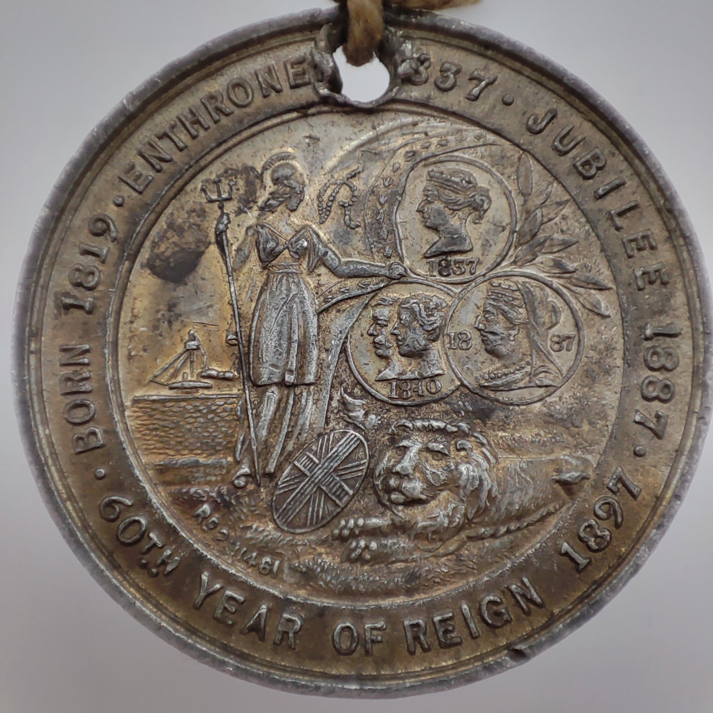 1897 Queen Victoria Diamond Jubilee Medal, 60th Year of Reign