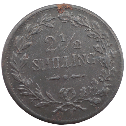 UK Vintage Spielgeld 2 1/2 Iron Shillings, Card Game Currency