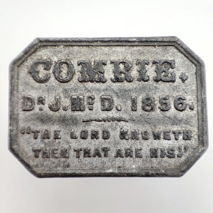 1856 Scottish Communion Token - Comrie
