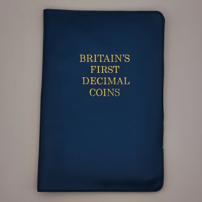 1971 'Britain's First Decimal Coins' Set, 1/2 Penny - 10 Pence