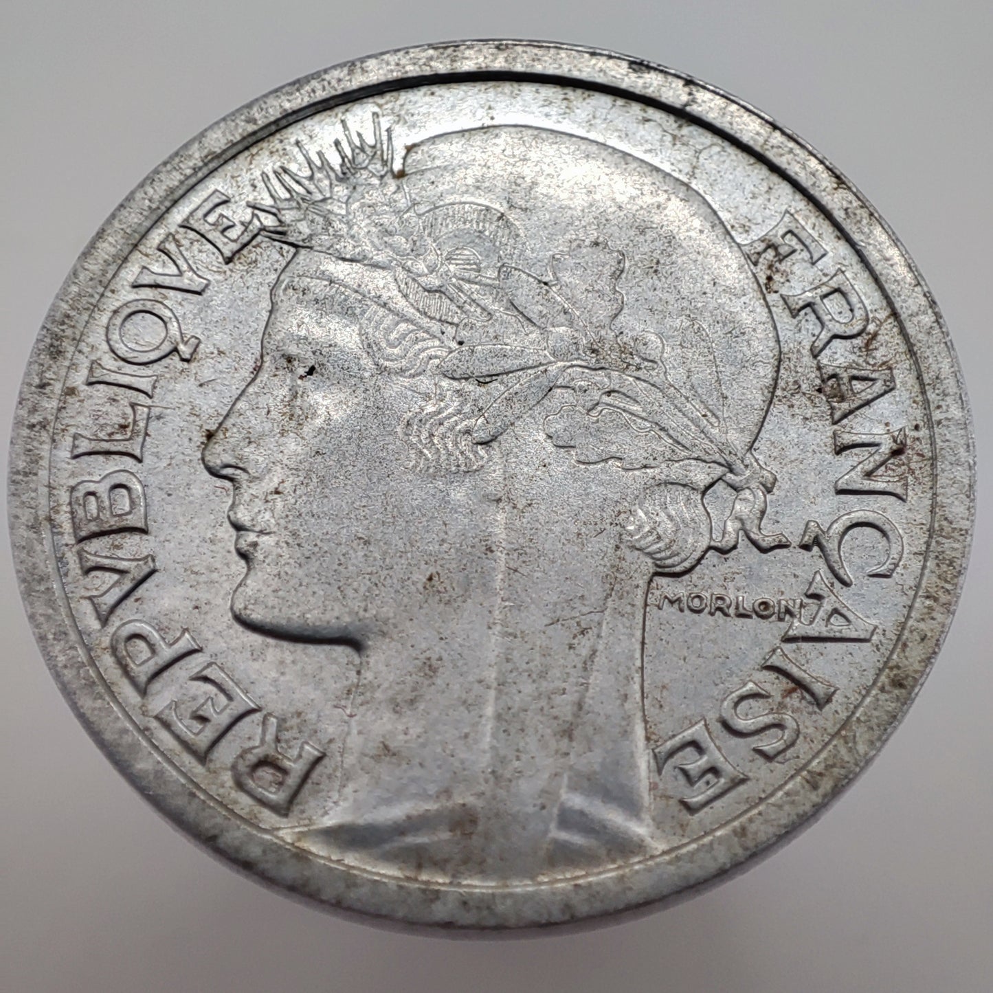 1945 France 1 Franc (Light Type)