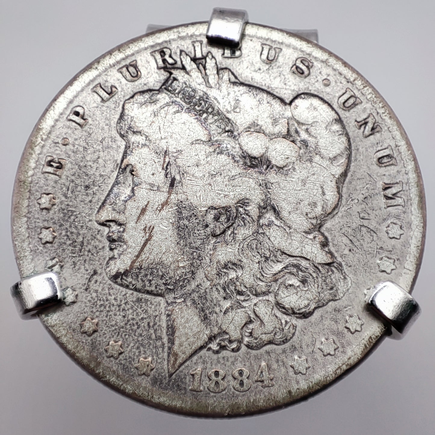 'SWANK' 1884 Morgan Dollar Money Clip