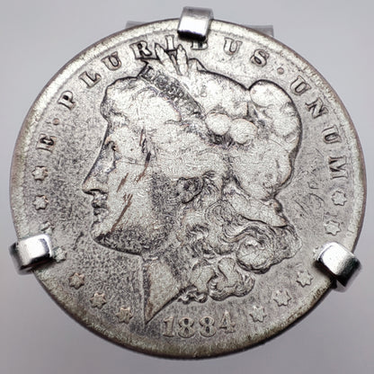 'SWANK' 1884 Morgan Dollar Money Clip
