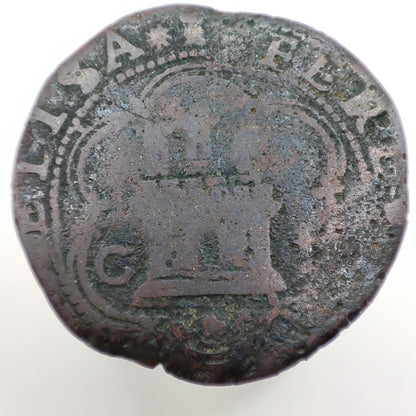 1552-1566CE Spain 4 Maravedis (Catholic Monarchs), Cuenca Mint