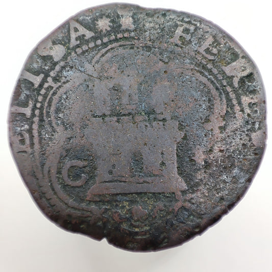 1552-1566CE Spain 4 Maravedis (Catholic Monarchs), Cuenca Mint