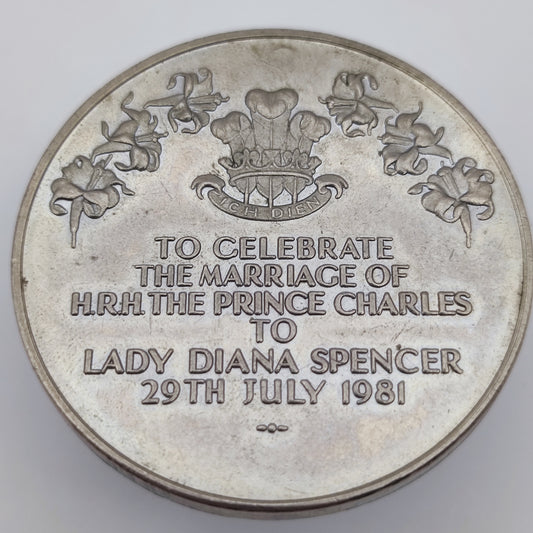 1981 Medallion; Marriage of Charles & Diana