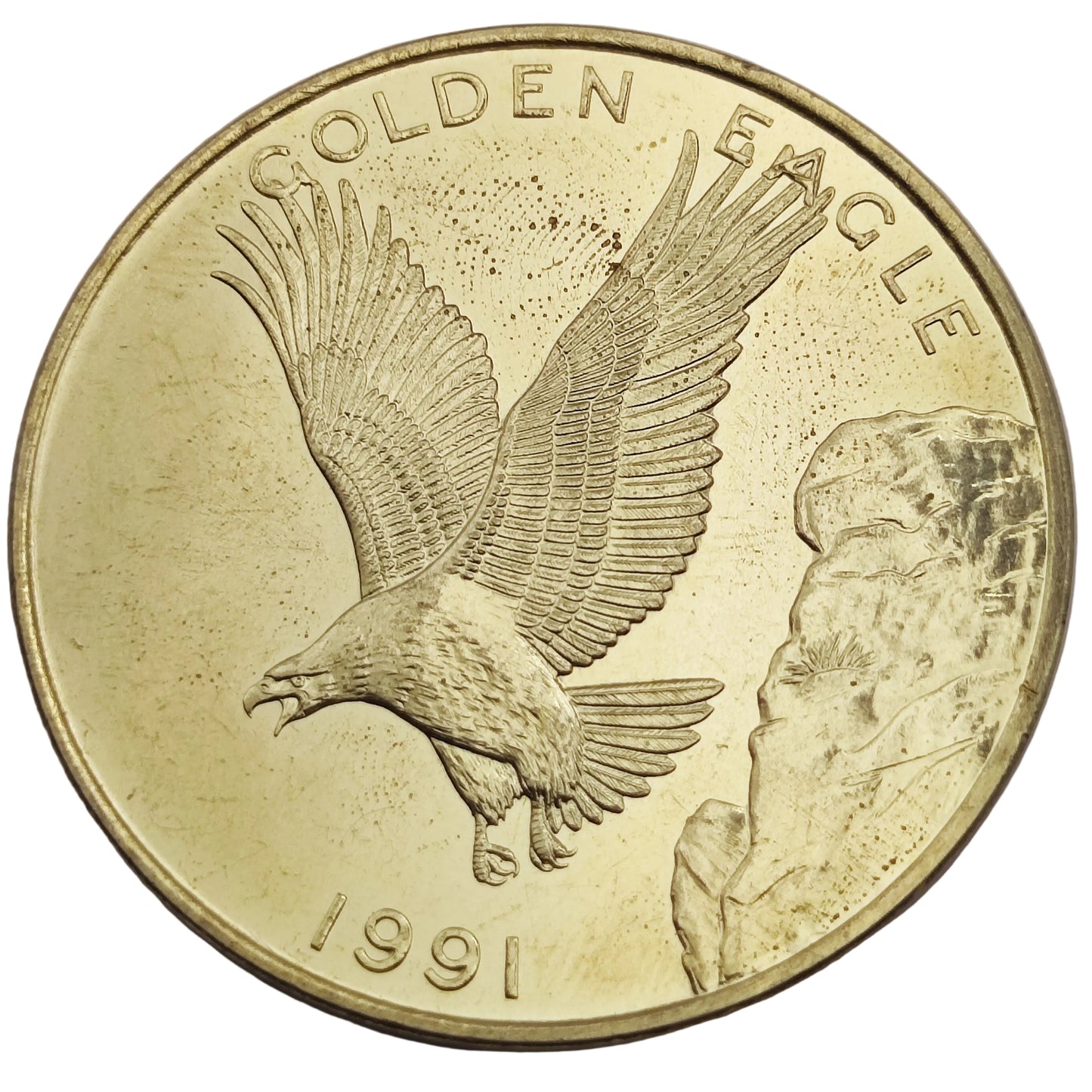 1991 UK Natwest World Savers Medal - Golden Eagle