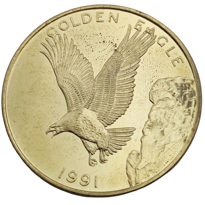 1991 UK Natwest World Savers Medal - Golden Eagle