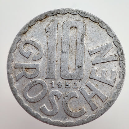 1952 Austria 10 Groschen