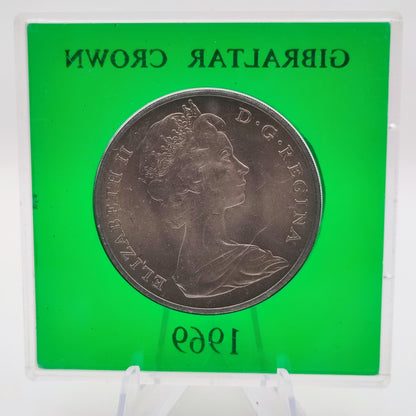 1969 Gibraltar Castle & Key Crown - UNC Cased