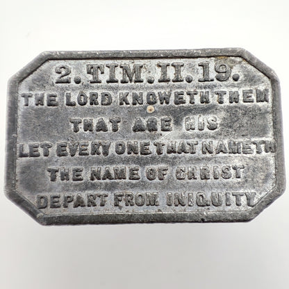 1850 Scottish Communion Token - St Paul's Dundee