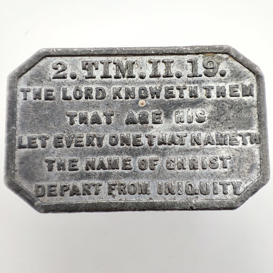 1850 Scottish Communion Token - St Paul's Dundee