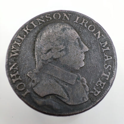 1791 Conder Halfpenny - John Wilkinson, Warwickshire