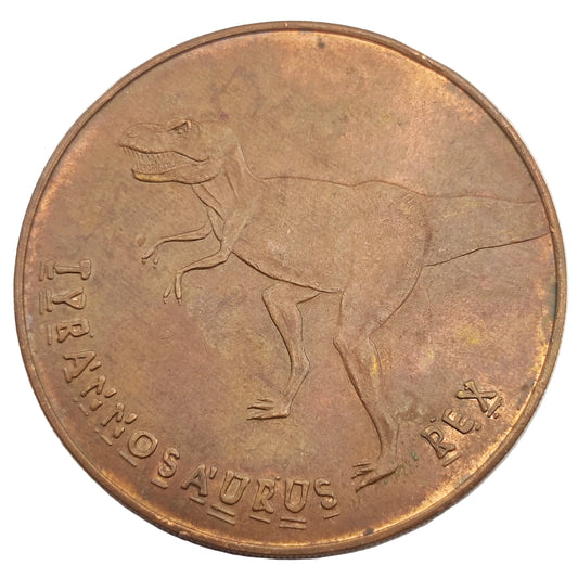 1997 UK Tetley's Lost World: Jurassic Park Promotional Medallion - T-Rex