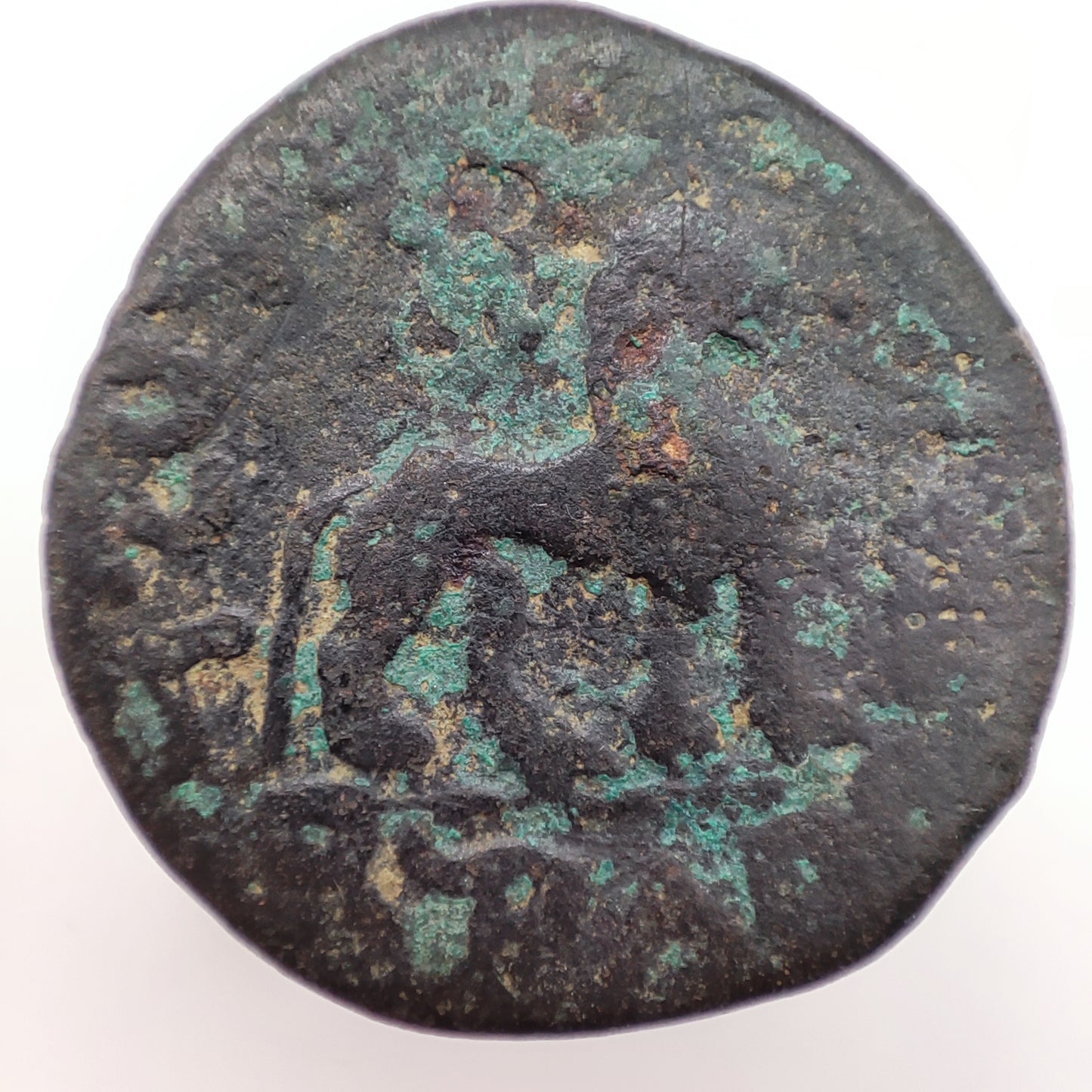35-12BCE Indo-Scythian Azes II Hexa-Chalkon