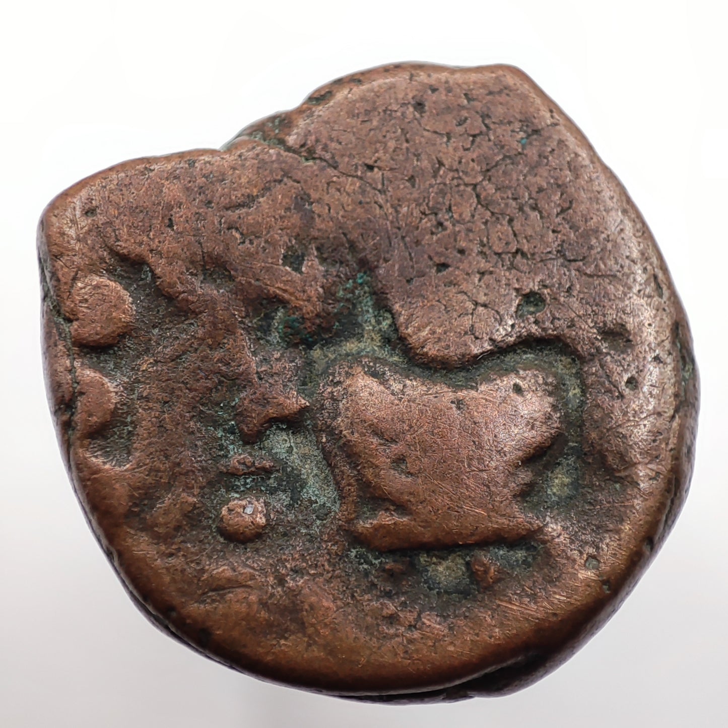227-247CE Kushan Empire, Kanishka II Copper Unit, Ardochsho