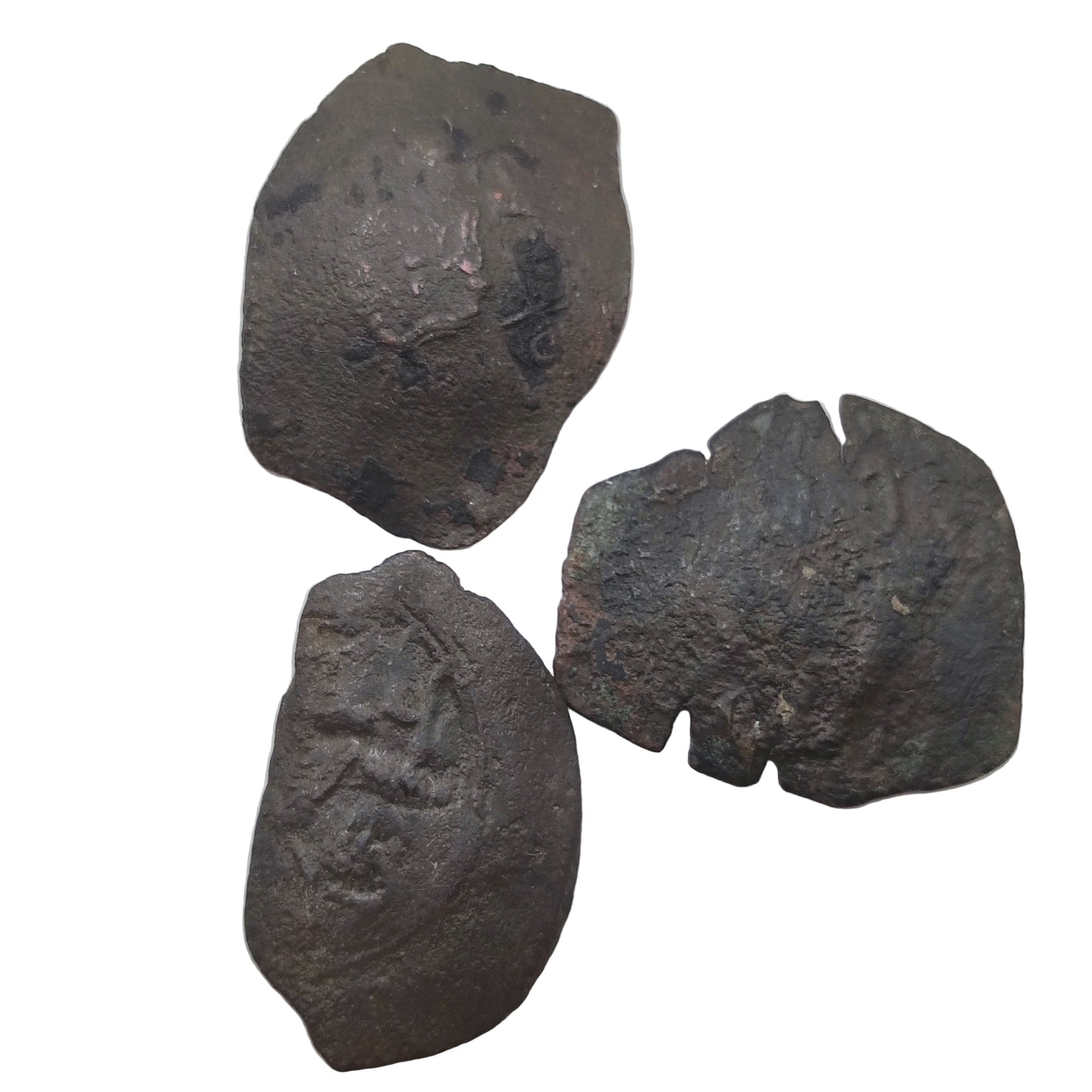 3x 11th-14th Century Byzantine Trachy