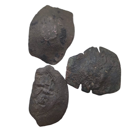 3x 11th-14th Century Byzantine Trachy