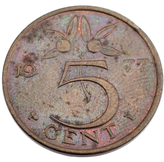 1977 Netherlands 5 Cents