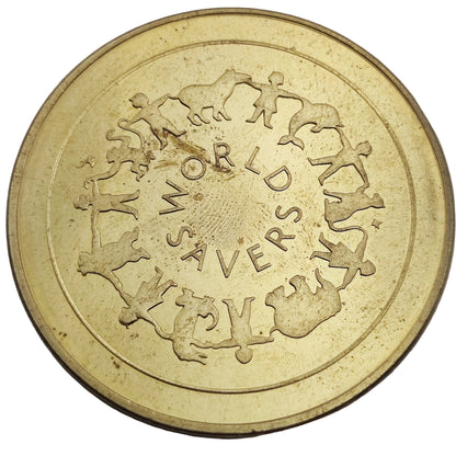 1991 UK Natwest World Savers Medal - Golden Eagle