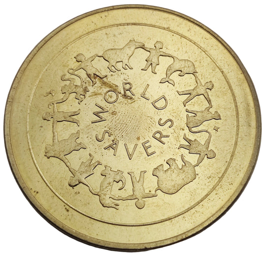 1991 UK Natwest World Savers Medal - Golden Eagle