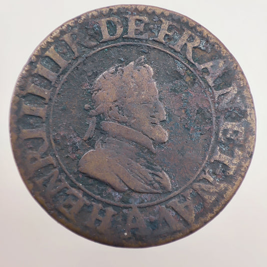 1603A Henri IV Double Tournois - Paris Mint (French text)