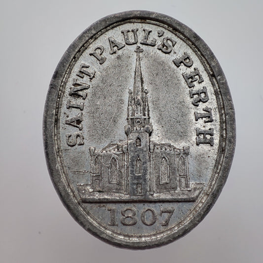 1807 Scottish Communion Token -Saint Paul's Perth