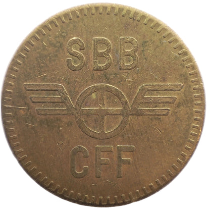 ND Swiss Federal Railways SBB Drinks Token - 1 Getränk